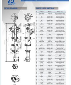 Cấu tạo Trụ cứu hoả Shinyi