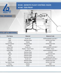 Van Phao Shinyi 4 Cấu tạo Van Phao Shinyi
