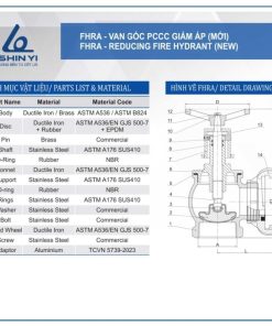 Van góc giảm áp Shinyi 4 Cấu tạo Van góc giảm áp Shinyi
