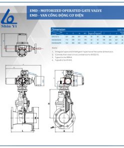 Van cổng động cơ điện Shinyi 4 Cau tao van cong dong co dien shinyi