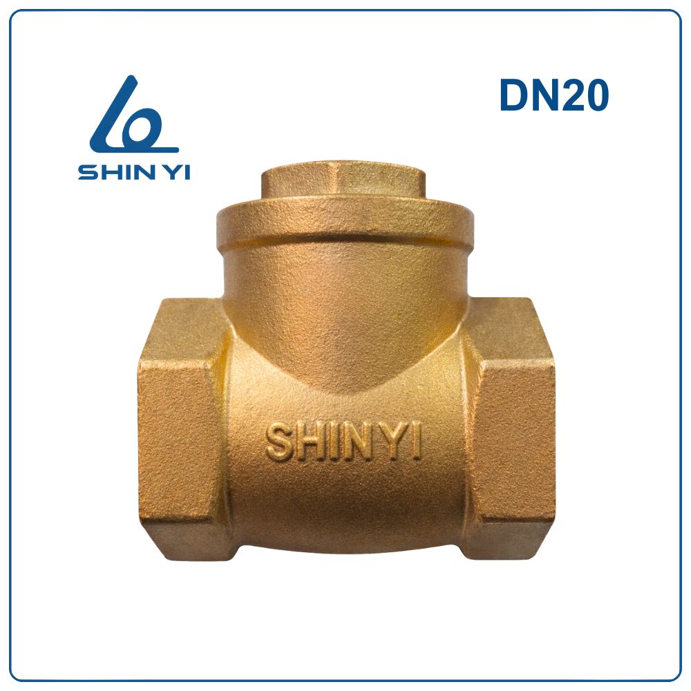 Van 1 chiều đồng Shinyi DN20 6 Van 1 chiều đồng Shinyi DN20