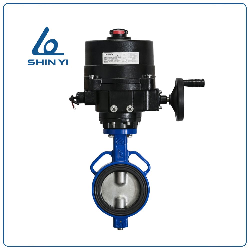 Van bướm động cơ điện Shinyi 6 Van bướm động cơ điện Shinyi