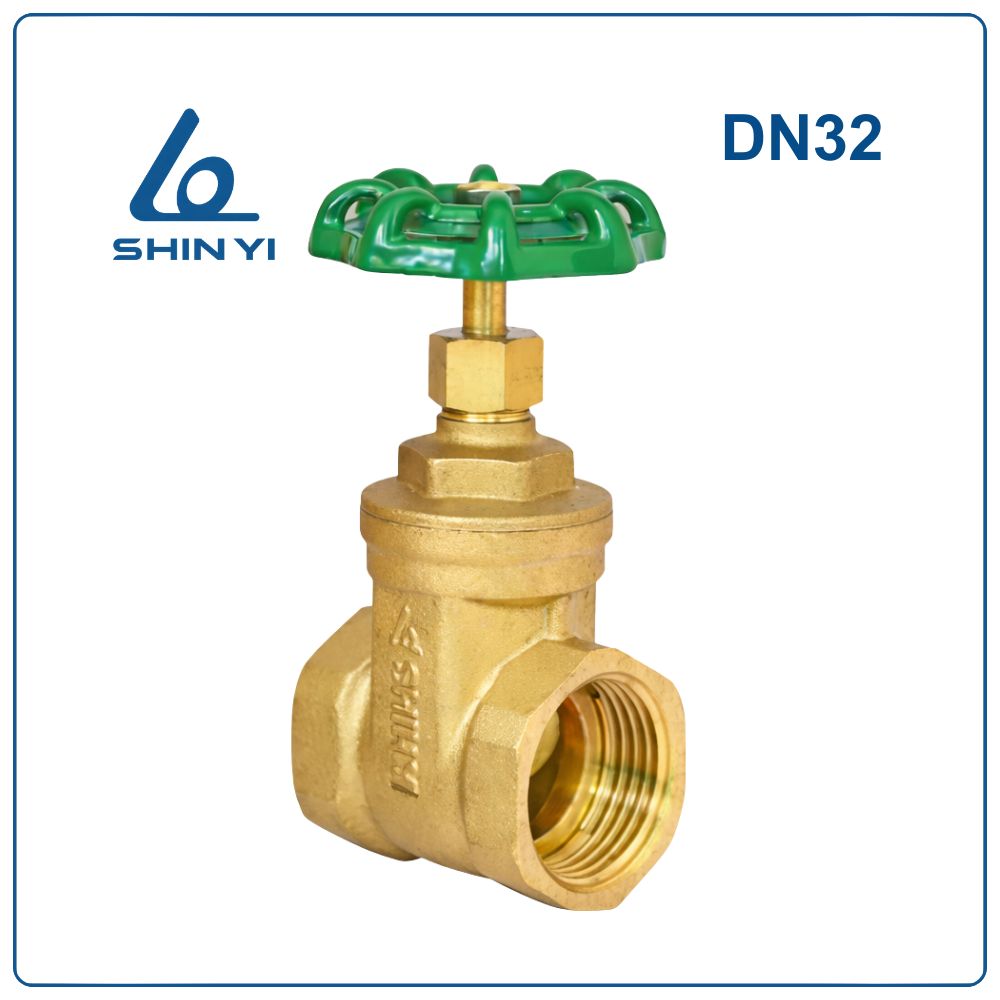 Van cửa đồng Shinyi DN32 2 Van cửa đồng Shinyi DN32