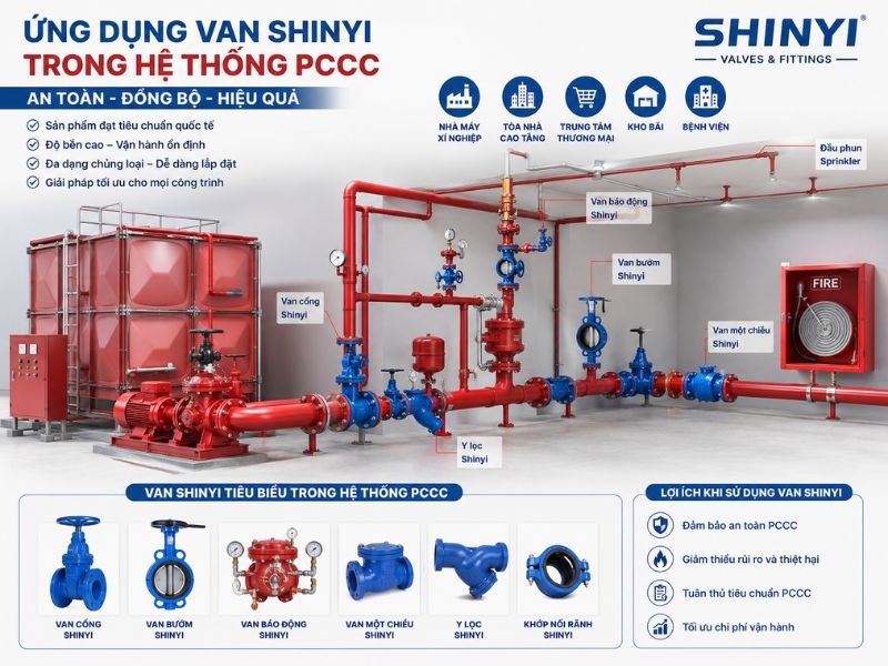 ứng dụng van shinyi vào hệ thống pccc